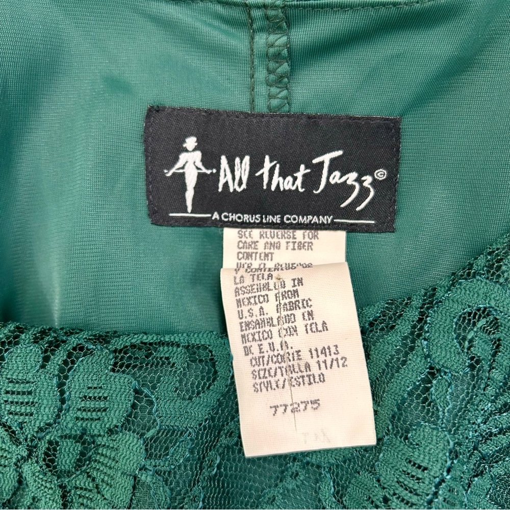 All that Jazz green lace 90s Dress - Picture 5 of 5